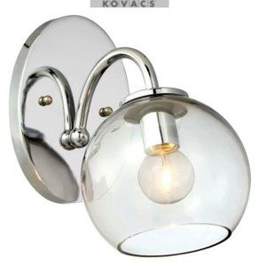 Kovacs Exposed Sgl  Lt 5-3/4" Wide Bathroom Sconce